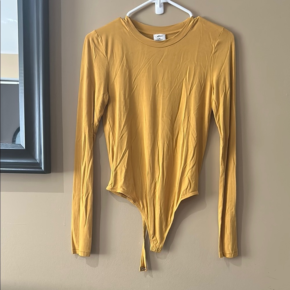 Mustard Long Sleeve Bodysuit